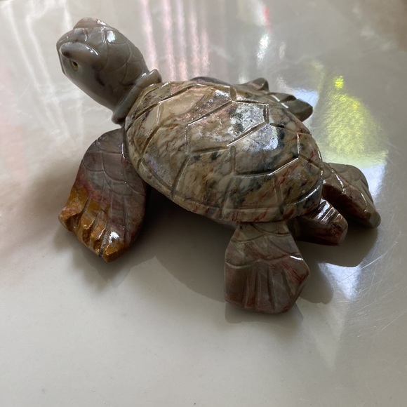 Carved Stone Sea Turtle from Peru - Picture 3 of 4